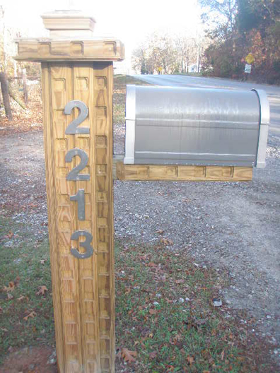 Wood Mailbox